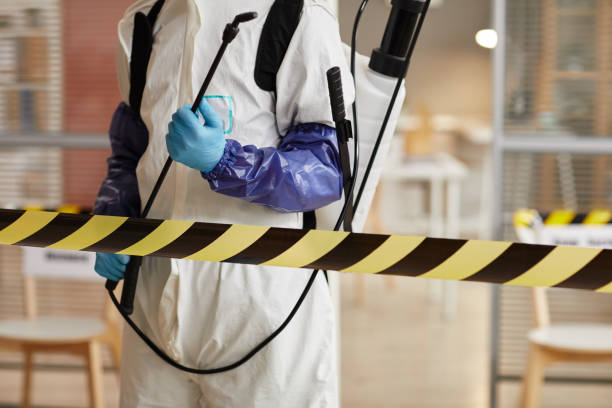 Professional Biohazard Cleanup technician working in Winside, NE
